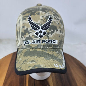 United States Air Force Embroidered Hat Camoflauge Adjustable Hat OSFM Adult